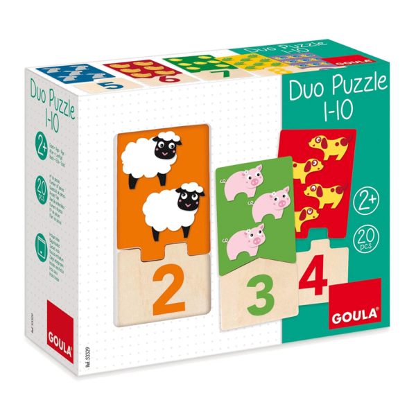 Goula Duo Puzzle 1 a 10 Autobrinca Online