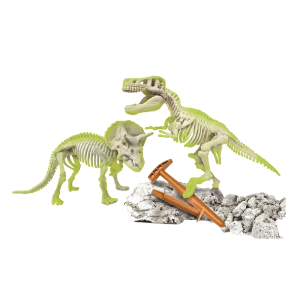 Kit Arqueologia T-Rex e Triceratops Autobrinca Online
