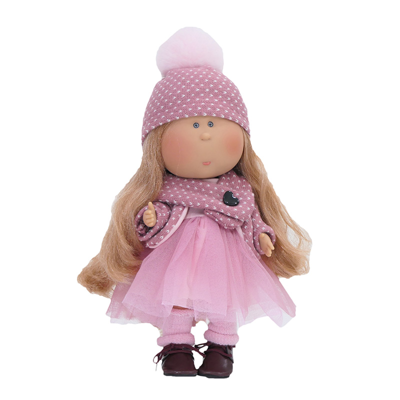 Boneca Mia Gorro Rosa
