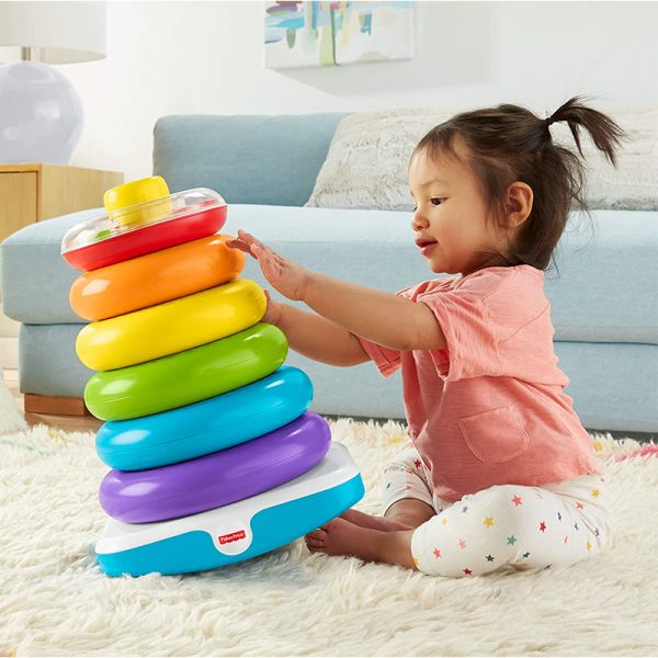 Pirâmide de Argolas Gigante Fisher-Price Autobrinca Online www.autobrinca.com 2