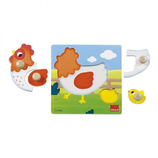 Puzzle Galinha Autobrinca Online