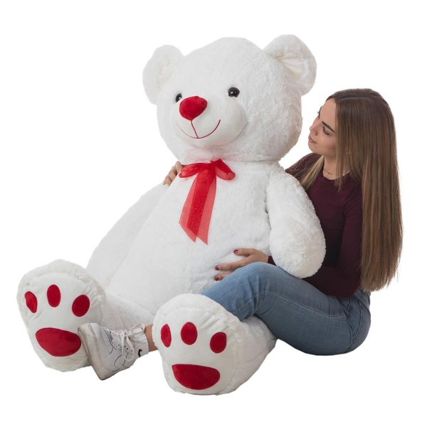 Ursinho Peluche Laço Vermelho 140cm Autobrinca Online