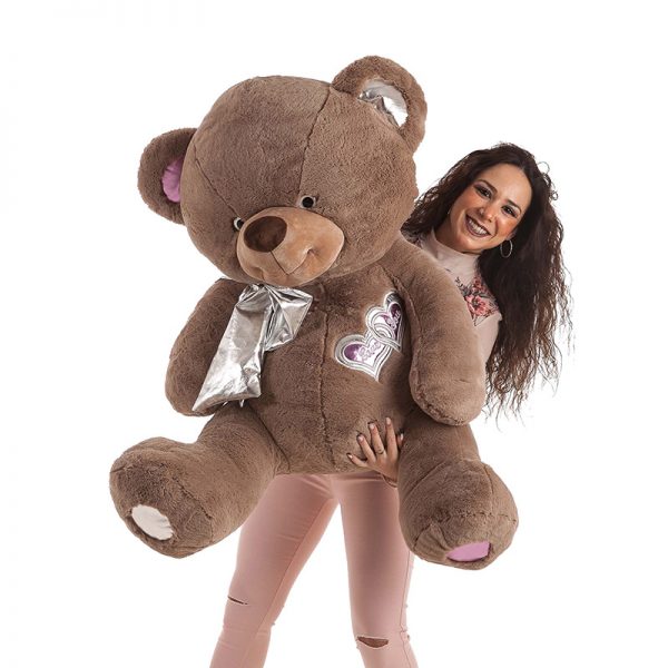 Urso Lulu Peluche Castanho 95cm