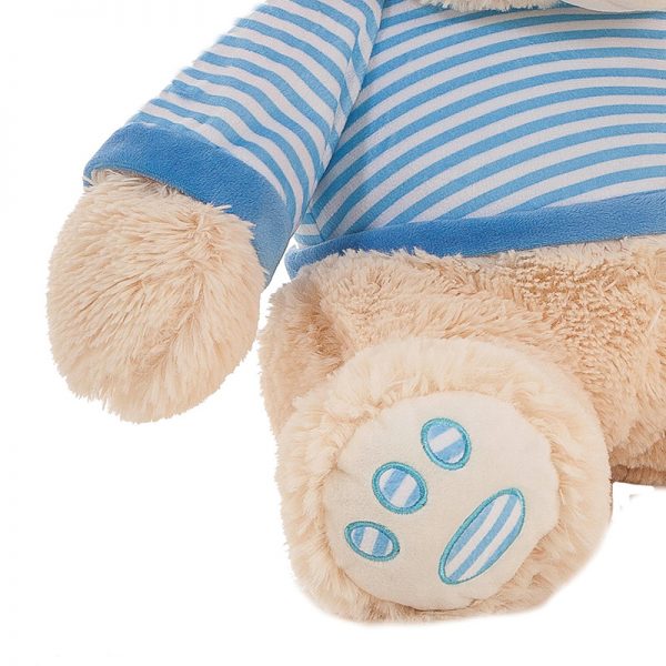 Ursinho Peluche Camisola Azul 80cm