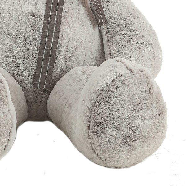 Urso Peluche Suave Cinza 145cm Autobrinca Online