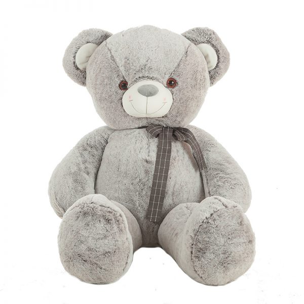 Urso Peluche Suave Cinza 145cm Autobrinca Online