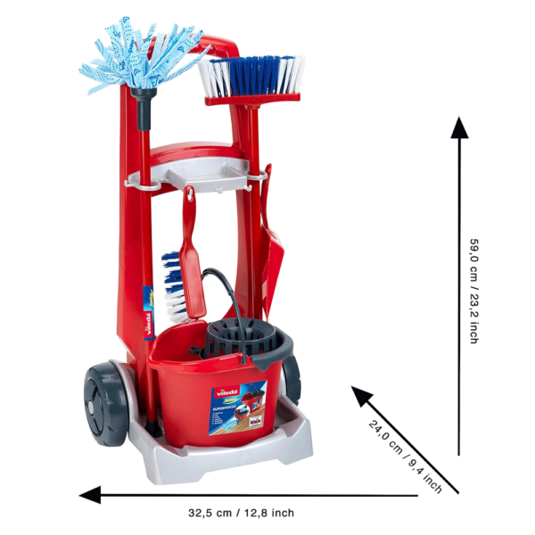 Carrinho de Limpeza Vileda c/ Aspirador Autobrinca Online