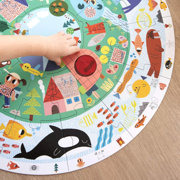 Puzzle XXL Descobre os Animais Autobrinca Online