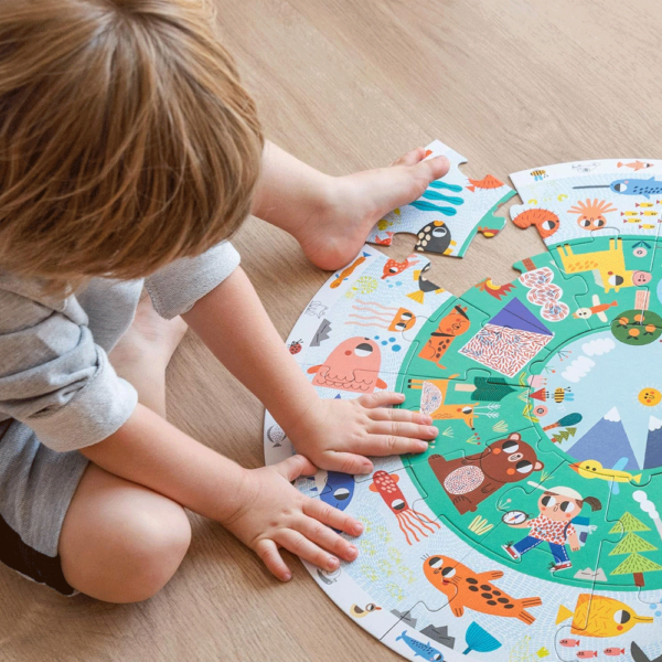 Puzzle XXL Descobre os Animais Autobrinca Online