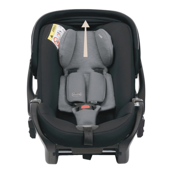 Duo Chicco Mysa Black Satin c/ First Seat Recline Black Satin Autobrinca Online