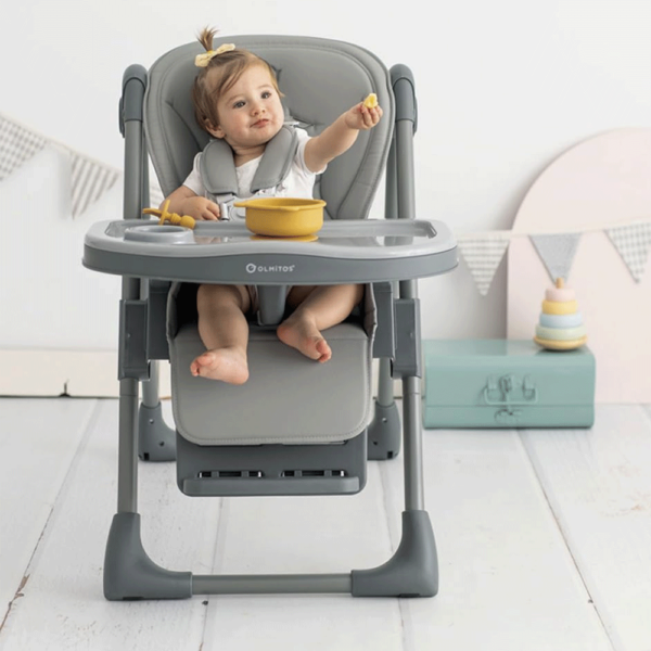 Cadeira de Papa Multifunções Olmitos Cinza Autobrinca Online