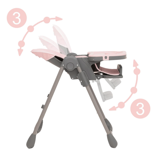 Cadeira de Papa Multifunções Olmitos Rosa Autobrinca Online
