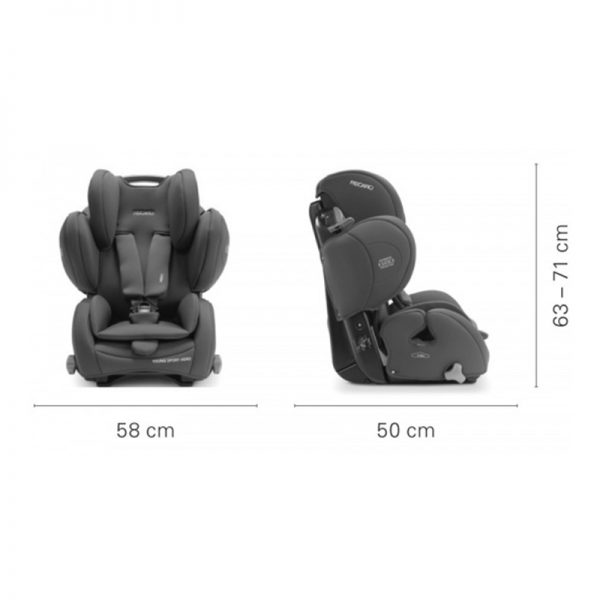 Cadeira Recaro Young Sport HERO Prime Silent Grey Autobrinca Online