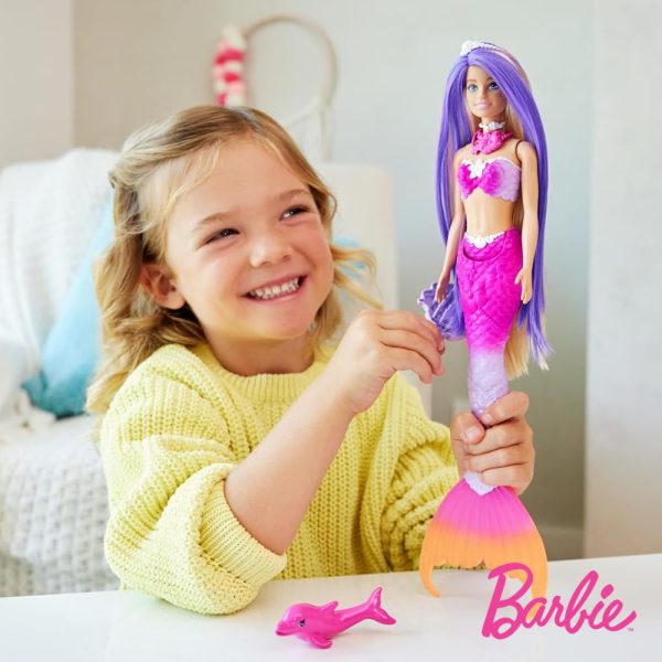 Barbie Sereia Muda de Cor Autobrinca Online