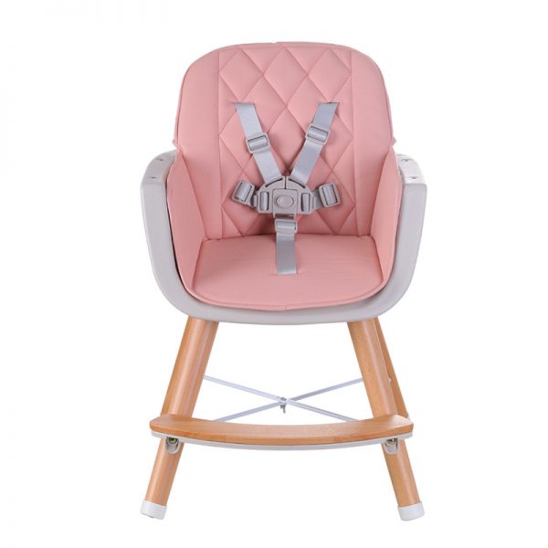 Cadeira de Papa Madeira Plastimyr Woody Rosa Autobrinca Online