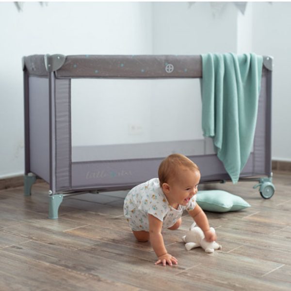 Cama de Viagem Olmitos Little Star Grey Autobrinca Online