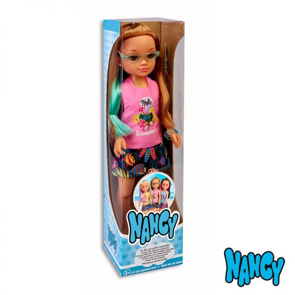 Nancy Dia de Óculos Tropicais Cabelo Castanho Autobrinca Online