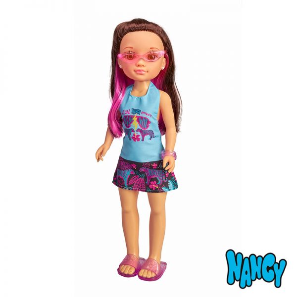 Nancy Dia de Óculos Tropicais Morena Autobrinca Online