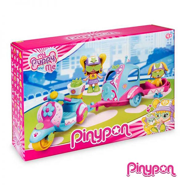 Pinypon Puppy Motorbike c/ Reboque Autobrinca Online