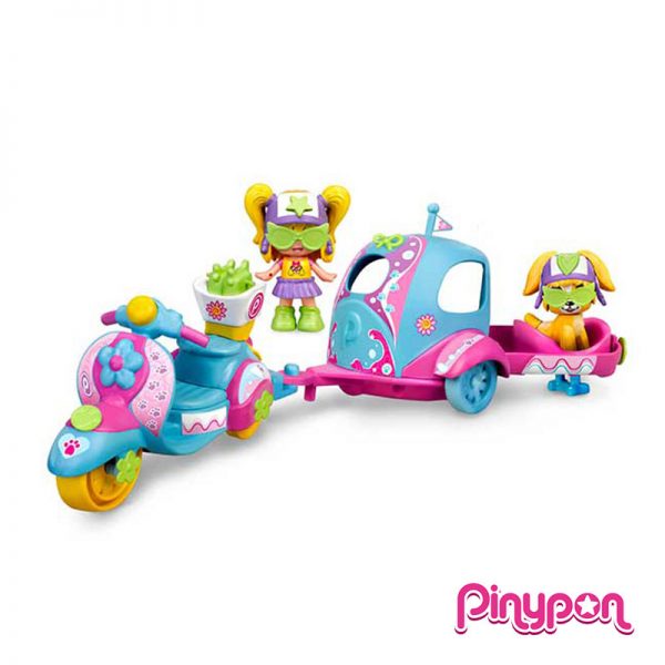 Pinypon Puppy Motorbike c/ Reboque Autobrinca Online