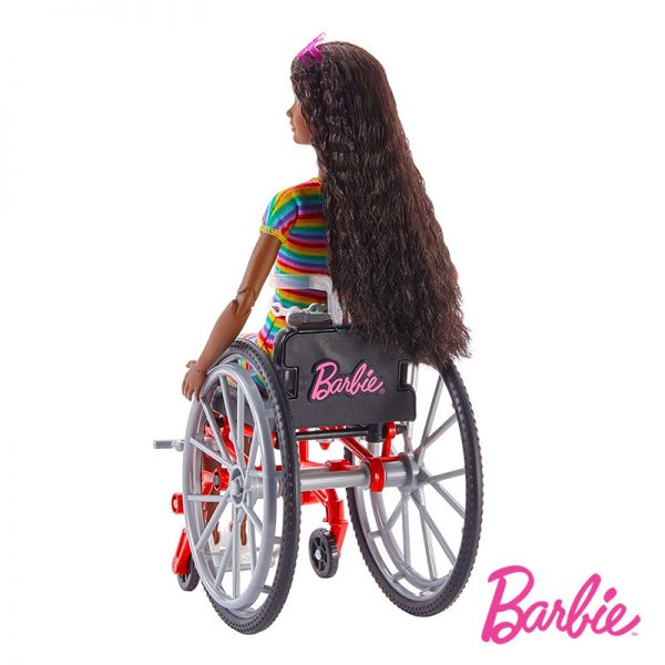 Barbie Fashionistas Morena em Cadeira de Rodas Autobrinca Online