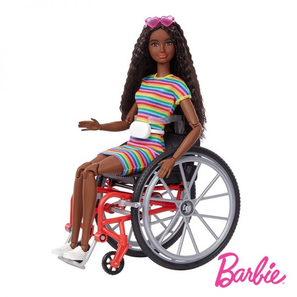 Barbie Fashionistas Morena em Cadeira de Rodas Autobrinca Online