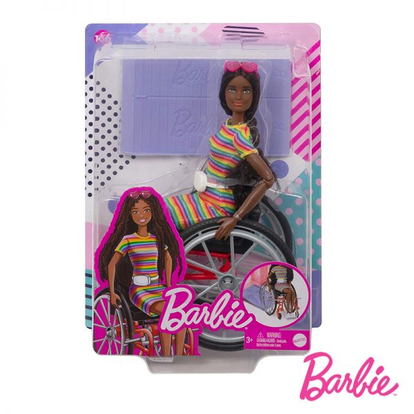 Barbie Fashionistas Morena em Cadeira de Rodas Autobrinca Online