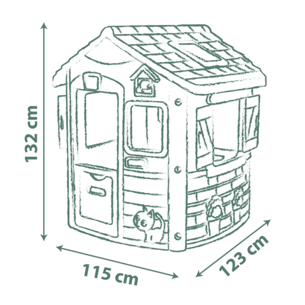 Casa Jura Smoby Lodge Life Autobrinca Online