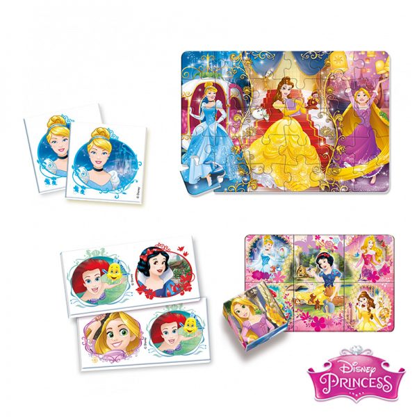 Jogos Edukit 4 em 1 Princesas