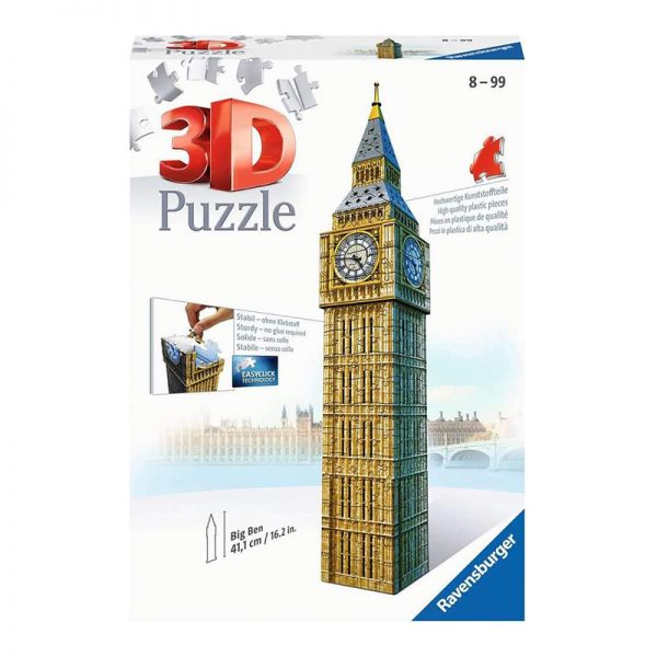 Puzzle 3D Big Ben – 216 Peças Autobrinca Online