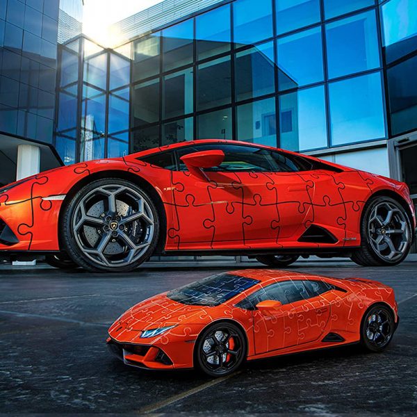 Puzzle 3D Lamborghini Huracan Evo – 108 Peças Autobrinca Online