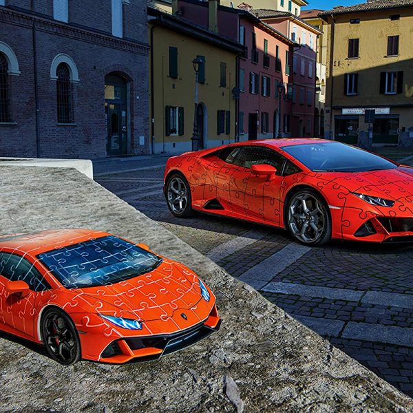 Puzzle 3D Lamborghini Huracan Evo – 108 Peças Autobrinca Online