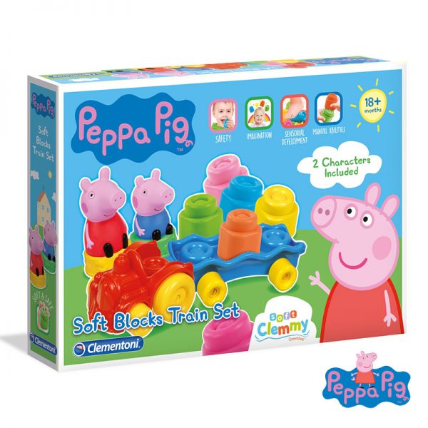 Soft Clemmy Comboio Peppa Pig Autobrinca Online www.autobrinca.com