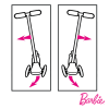 Trotinete Twist and Roll Stamp Barbie Autobrinca Online