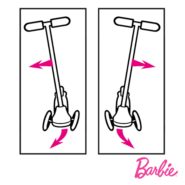 Trotinete Stamp Twist and Roll Barbie Autobrinca Online