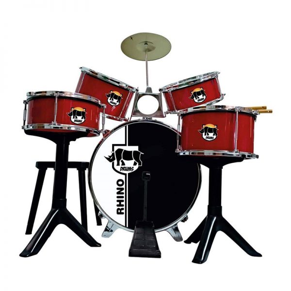 Bateria Musical Golden Red Drums Autobrinca Online www.autobrinca.com