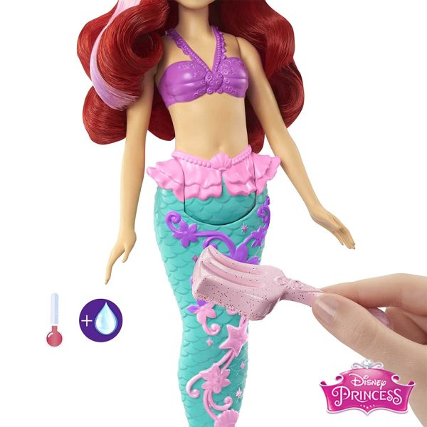 Disney Princesa Sereia Ariel Muda de Cor Autobrinca Online