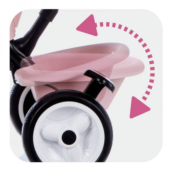 Triciclo Smoby Baby Driver Confort Plus Rosa Autobrinca Online
