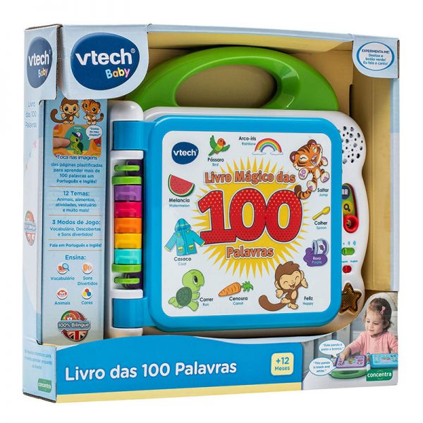 Vtech Baby Livro das 100 palavras Autobrinca Online