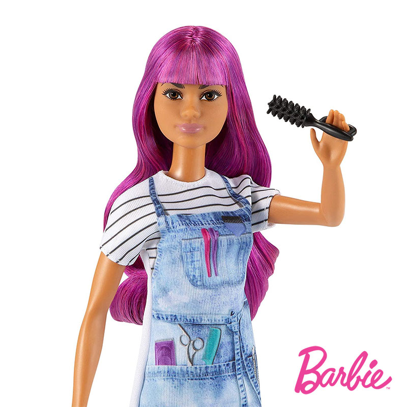 Kit De Bonecas Barbie Styling Hair Brincar De Cabeleireira - R$ 338,45