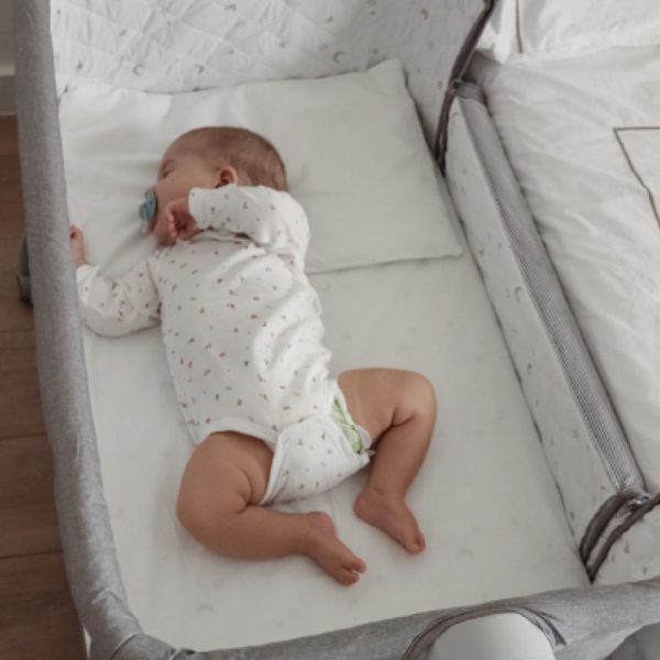 Berço Co-Sleeping Carbebé Swing Cinza Claro Autobrinca Online