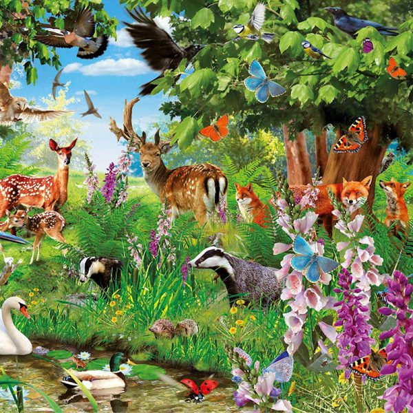 Puzzle Fantástica Floresta 2000 Peças Autobrinca Online