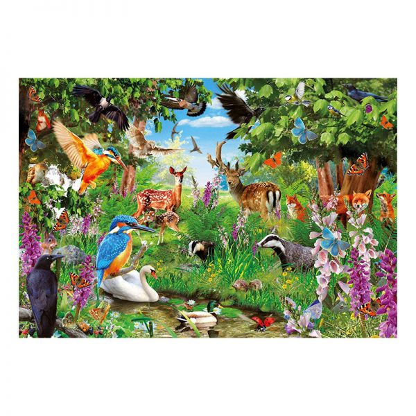 Puzzle Fantástica Floresta 2000 Peças Autobrinca Online