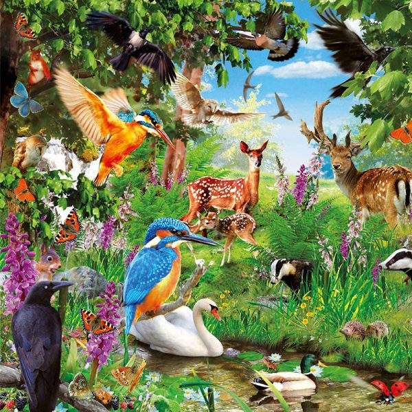 Puzzle Fantástica Floresta 2000 Peças Autobrinca Online