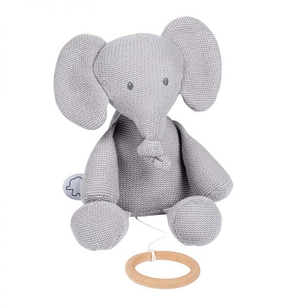 Peluche Tricot Nattou Elefante Tembo c/ Melodia Autobrinca Online