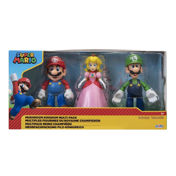 Super Mário Pack 3 Figuras Autobrinca Online