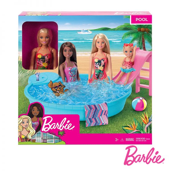 Barbie e a sua Piscina Autobrinca Online