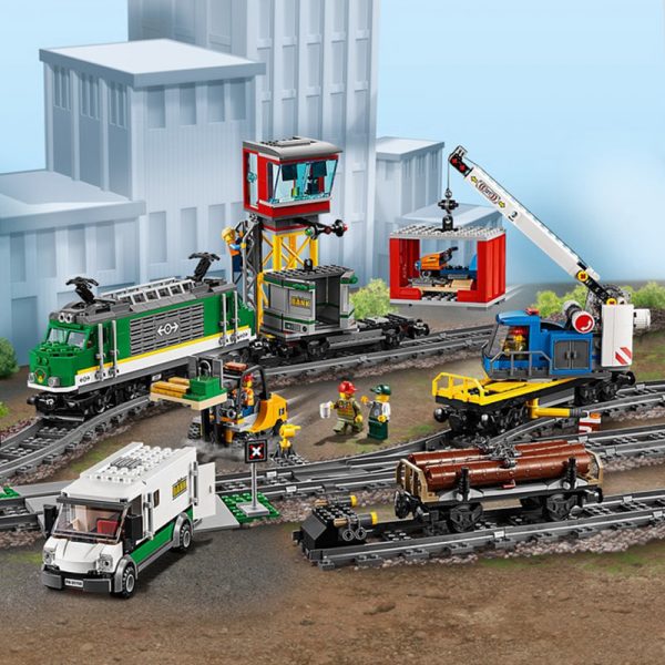 LEGO City – Comboio de Carga 60198 Autobrinca Online