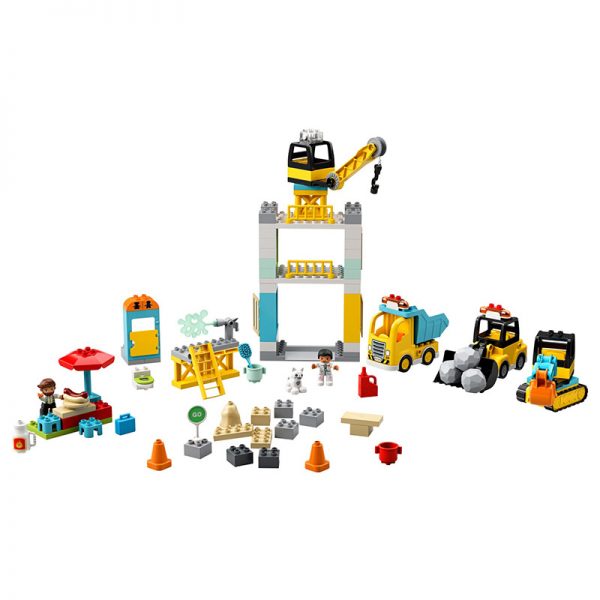 LEGO Duplo – Grua de Torre e Construção 10933 Autobrinca Online