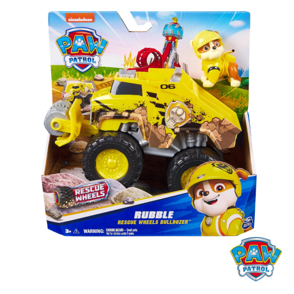 Patrulha Pata Rescue Wheels Rubble Bulldozer Autobrinca Online